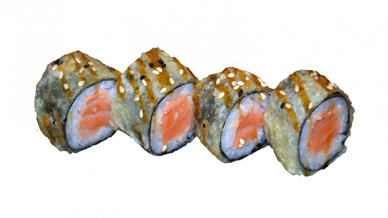 57.tempura de salmon